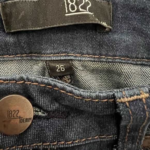 💫1822 Denim Low Rise Cuffed Ankle Skinny Jeans Women’s Sz 26💫 Stitch Fix - Picture 4 of 6